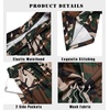 image:imageCOOFANDY Mens 3 Pack Workout Gym Shorts Mesh Athletic Shorts Lightweight Bodybuilding Training Short Pants with PocketsGreen CamoBlackGrey