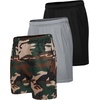 image:imageCOOFANDY Mens 3 Pack Workout Gym Shorts Mesh Athletic Shorts Lightweight Bodybuilding Training Short Pants with PocketsGreen CamoBlackGrey