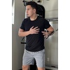 image:imageCOOFANDY Mens 3 Pack Workout Gym Shorts Mesh Athletic Shorts Lightweight Bodybuilding Training Short Pants with PocketsGreen CamoBlackGrey