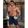 image:imageCOOFANDY Mens 3 Pack Workout Gym Shorts Mesh Athletic Shorts Lightweight Bodybuilding Training Short Pants with PocketsNavy Blue