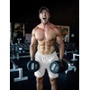 image:imageCOOFANDY Mens 3 Pack Workout Gym Shorts Mesh Athletic Shorts Lightweight Bodybuilding Training Short Pants with PocketsWhite