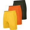 image:imageCOOFANDY Mens 3 Pack Workout Gym Shorts Mesh Athletic Shorts Lightweight Bodybuilding Training Short Pants with PocketsYellowOrangeArmy Green