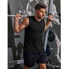 image:imageCOOFANDY Mens 3 Pack Workout Tank Tops Gym Muscle Tee Bodybuilding Fitness Sleeveless T ShirtsBlack
