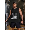 image:imageCOOFANDY Mens 3 Pack Workout Tank Tops Gym Muscle Tee Bodybuilding Fitness Sleeveless T ShirtsBlack FlagLight GreyPeacock Blue