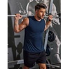 image:imageCOOFANDY Mens 3 Pack Workout Tank Tops Gym Muscle Tee Bodybuilding Fitness Sleeveless T ShirtsBlackBlueWhite