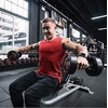 image:imageCOOFANDY Mens 3 Pack Workout Tank Tops Gym Muscle Tee Bodybuilding Fitness Sleeveless T ShirtsBlackDark GreyRed