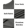 image:imageCOOFANDY Mens 3 Pack Workout Tank Tops Gym Muscle Tee Bodybuilding Fitness Sleeveless T ShirtsBlackWhiteDark Grey