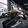 image:imageCOOFANDY Mens 3 Pack Workout Tank Tops Gym Muscle Tee Bodybuilding Fitness Sleeveless T ShirtsWhiteArmy GreenBlack