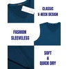 image:imageCOOFANDY Mens 3 Pack Workout Tank Tops Gym Sleeveless Shirts V Neck Bodybuilding Muscle Tee Shirt01blueDark GreyBlack