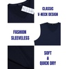 image:imageCOOFANDY Mens 3 Pack Workout Tank Tops Gym Sleeveless Shirts V Neck Bodybuilding Muscle Tee Shirt02light GreyNavy BlueBlack