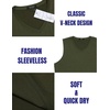 image:imageCOOFANDY Mens 3 Pack Workout Tank Tops Gym Sleeveless Shirts V Neck Bodybuilding Muscle Tee ShirtArmy GreenColour GreyBlack