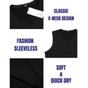image:imageCOOFANDY Mens 3 Pack Workout Tank Tops Gym Sleeveless Shirts V Neck Bodybuilding Muscle Tee ShirtBlackBlackBlack