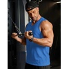 image:imageCOOFANDY Mens 3 Pack Workout Tank Tops Gym Sleeveless Shirts V Neck Bodybuilding Muscle Tee ShirtBlueRedYellow