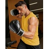 image:imageCOOFANDY Mens 3 Pack Workout Tank Tops Gym Sleeveless Shirts V Neck Bodybuilding Muscle Tee ShirtBlueRedYellow