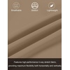 image:imageCOOFANDY Mens Athletic Running Shorts 7 Gym Workout Shorts Lightweight Drawstring Training Shorts with Zipper Pockets2 Pack BlackKhaki