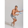 image:imageCOOFANDY Mens Athletic Running Shorts 7 Gym Workout Shorts Lightweight Drawstring Training Shorts with Zipper PocketsLight Grey1 Pack of 1
