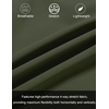 image:imageCOOFANDY Mens Athletic Running Shorts 7 Quick Dry Lightweight Workout Gym Basketball Hiking Shorts with Pockets2 Pack BlackArmy Green