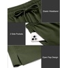 image:imageCOOFANDY Mens Athletic Running Shorts 7 Quick Dry Lightweight Workout Gym Basketball Hiking Shorts with Pockets2 Pack BlackArmy Green