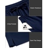 image:imageCOOFANDY Mens Athletic Running Shorts 7 Quick Dry Lightweight Workout Gym Basketball Hiking Shorts with Pockets2 Pack BlackNavy Blue