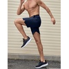 image:imageCOOFANDY Mens Athletic Running Shorts 7 Quick Dry Lightweight Workout Gym Basketball Hiking Shorts with Pockets2 Pack BlackNavy Blue
