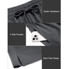 image:imageCOOFANDY Mens Athletic Running Shorts 7 Quick Dry Lightweight Workout Gym Basketball Hiking Shorts with PocketsDark Grey