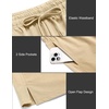 image:imageCOOFANDY Mens Athletic Running Shorts 7 Quick Dry Lightweight Workout Gym Basketball Hiking Shorts with PocketsLight Khaki