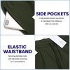 image:imageCOOFANDY Mens Athletic Shorts 7 Inch Quick Dry Stretch Lightweight Gym Workout Shorts with PocketsBlackArmy GreenNavy Blue