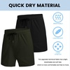 image:imageCOOFANDY Mens Athletic Shorts 7 Inch Quick Dry Stretch Lightweight Gym Workout Shorts with PocketsBlackOlive Green