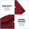 image:imageCOOFANDY Mens Athletic Shorts 7 Inch Quick Dry Stretch Lightweight Gym Workout Shorts with PocketsDark GreyWine Red