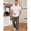 image:imageCOOFANDY Mens Casual Chinos Pants Classic Relaxed Fit Khaki Pants Wrinkle Free Stretch Dress PantsCoffee