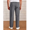 image:imageCOOFANDY Mens Casual Chinos Pants Classic Relaxed Fit Khaki Pants Wrinkle Free Stretch Dress PantsDark Grey