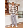 image:imageCOOFANDY Mens Casual Chinos Pants Classic Relaxed Fit Khaki Pants Wrinkle Free Stretch Dress PantsLight Grey