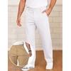 image:imageCOOFANDY Mens Casual Chinos Pants Classic Relaxed Fit Khaki Pants Wrinkle Free Stretch Dress PantsWhite