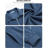 image:imageCOOFANDY Mens Casual Corduroy Jacket Lightweight Zip Up Vintage Jacket Collared Bomber JacketBlue