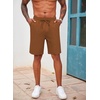 image:imageCOOFANDY Mens Casual Drawstring Shorts Lightweight Elastic Waist Walking Shorts with PocketsBrown