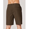 image:imageCOOFANDY Mens Casual Shorts 9 Inch Flat Front Lightweight Summer Beach Vacation Shorts with 4 PocketsBrown
