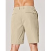 image:imageCOOFANDY Mens Casual Shorts 9 Inch Flat Front Lightweight Summer Beach Vacation Shorts with 4 PocketsLight Khaki