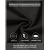 image:imageCOOFANDY Mens Casual Shorts 9 inch Inseam Stretch Beach Shorts Elastic Waist Drawstring Summer ShortsBlack