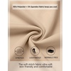 image:imageCOOFANDY Mens Casual Shorts 9 inch Inseam Stretch Beach Shorts Elastic Waist Drawstring Summer ShortsLight Khaki