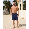 image:imageCOOFANDY Mens Casual Shorts Elastic Waist Drawstring Lightweight Dry Quick Summer Beach ShortsNavy Blue