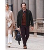 image:imageCOOFANDY Mens Casual Suede Bomber Jacket Lightweight Full Zip Up Jackets Vintage Faux Leather JacketBlack