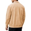 image:imageCOOFANDY Mens Casual Suede Bomber Jacket Lightweight Full Zip Up Jackets Vintage Faux Leather JacketLight Tan