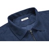 image:imageCOOFANDY Mens Casual Suede Bomber Jacket Lightweight Full Zip Up Jackets Vintage Faux Leather JacketNavy Blue