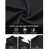 image:imageCOOFANDY Mens Casual Sweatsuit 2 Piece Athletic Full Zip Tracksuit Jacquard Jogging Set Fashion Jackets And Pants OutfitBlack