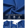 image:imageCOOFANDY Mens Casual Sweatsuit 2 Piece Athletic Full Zip Tracksuit Jacquard Jogging Set Fashion Jackets And Pants OutfitBlue