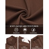 image:imageCOOFANDY Mens Casual Sweatsuit 2 Piece Athletic Full Zip Tracksuit Jacquard Jogging Set Fashion Jackets And Pants OutfitBrown