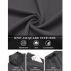 image:imageCOOFANDY Mens Casual Sweatsuit 2 Piece Athletic Full Zip Tracksuit Jacquard Jogging Set Fashion Jackets And Pants OutfitDark Grey