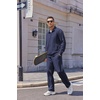 image:imageCOOFANDY Mens Casual Sweatsuit 2 Piece Athletic Full Zip Tracksuit Jacquard Jogging Set Fashion Jackets And Pants OutfitNavy Blue