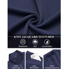 image:imageCOOFANDY Mens Casual Sweatsuit 2 Piece Athletic Full Zip Tracksuit Jacquard Jogging Set Fashion Jackets And Pants OutfitNavy Blue