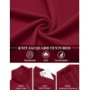image:imageCOOFANDY Mens Casual Sweatsuit 2 Piece Athletic Full Zip Tracksuit Jacquard Jogging Set Fashion Jackets And Pants OutfitRed